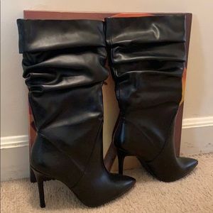 Jessica Simpson Black Pump Calf Boot $100!